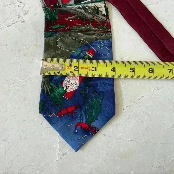 Vintage Tabasco Halloween Costume Tie 100% Silk Made in USA - Picture 6 of 9